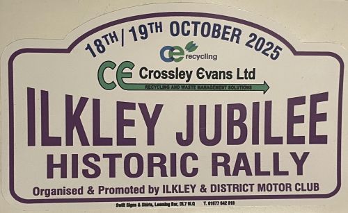 Ilkley Jubilee Historic Rally 2025