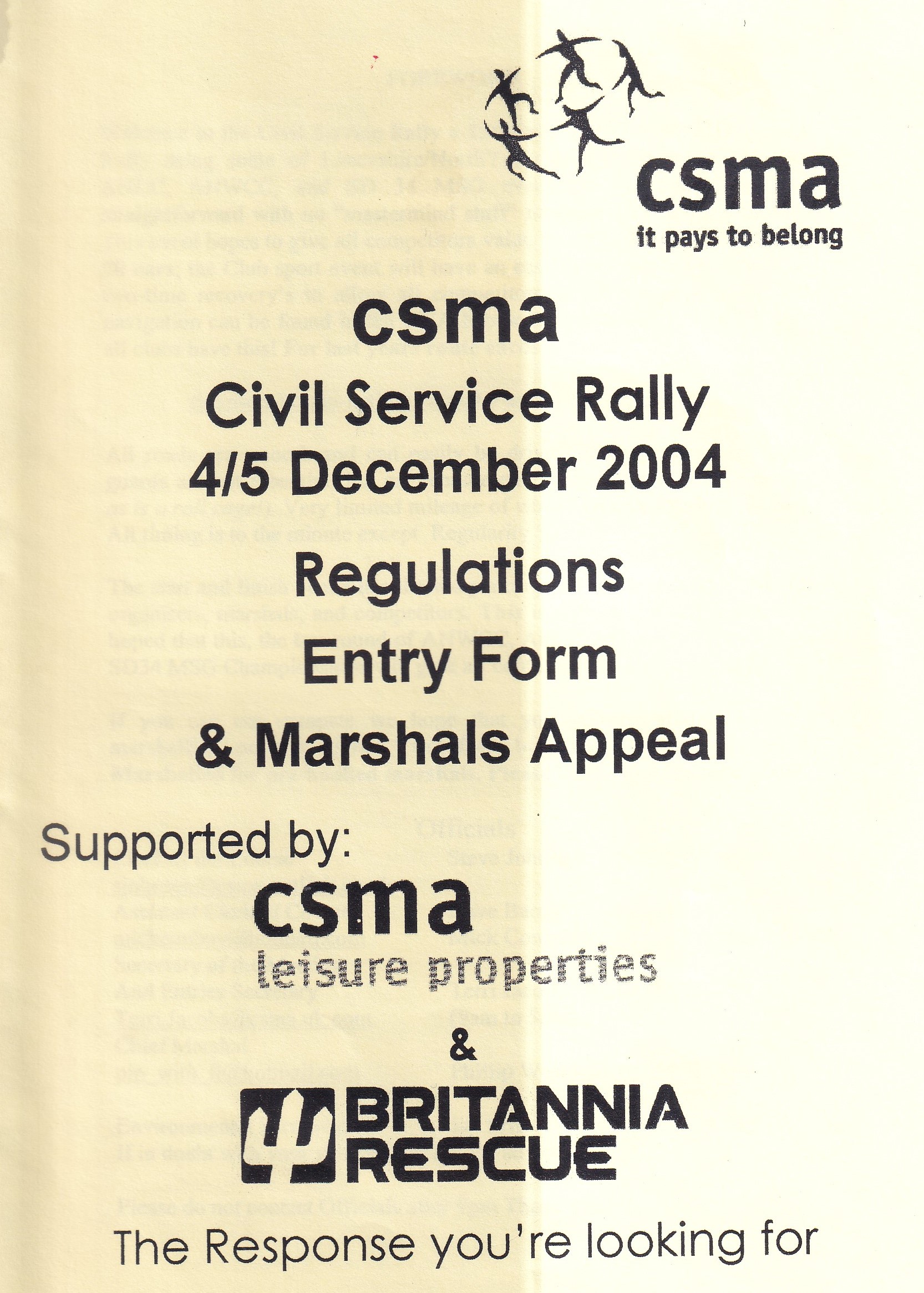 CSMA Rally 2004