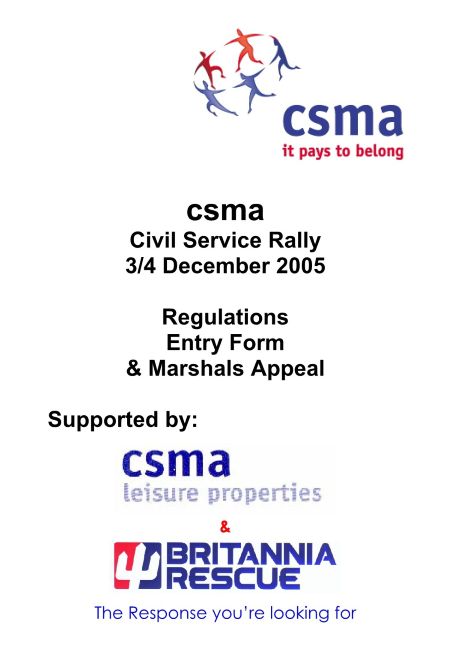 CSMA Rally 2005