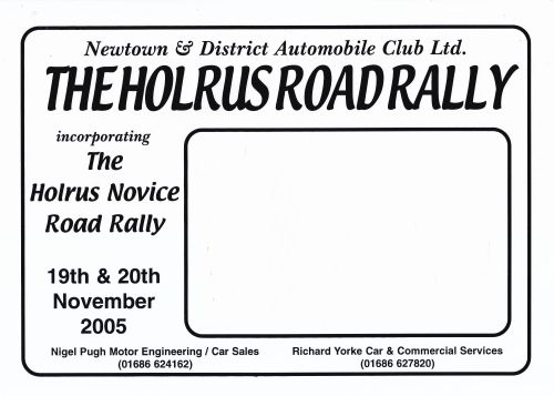 Holrus Road Rally 2005