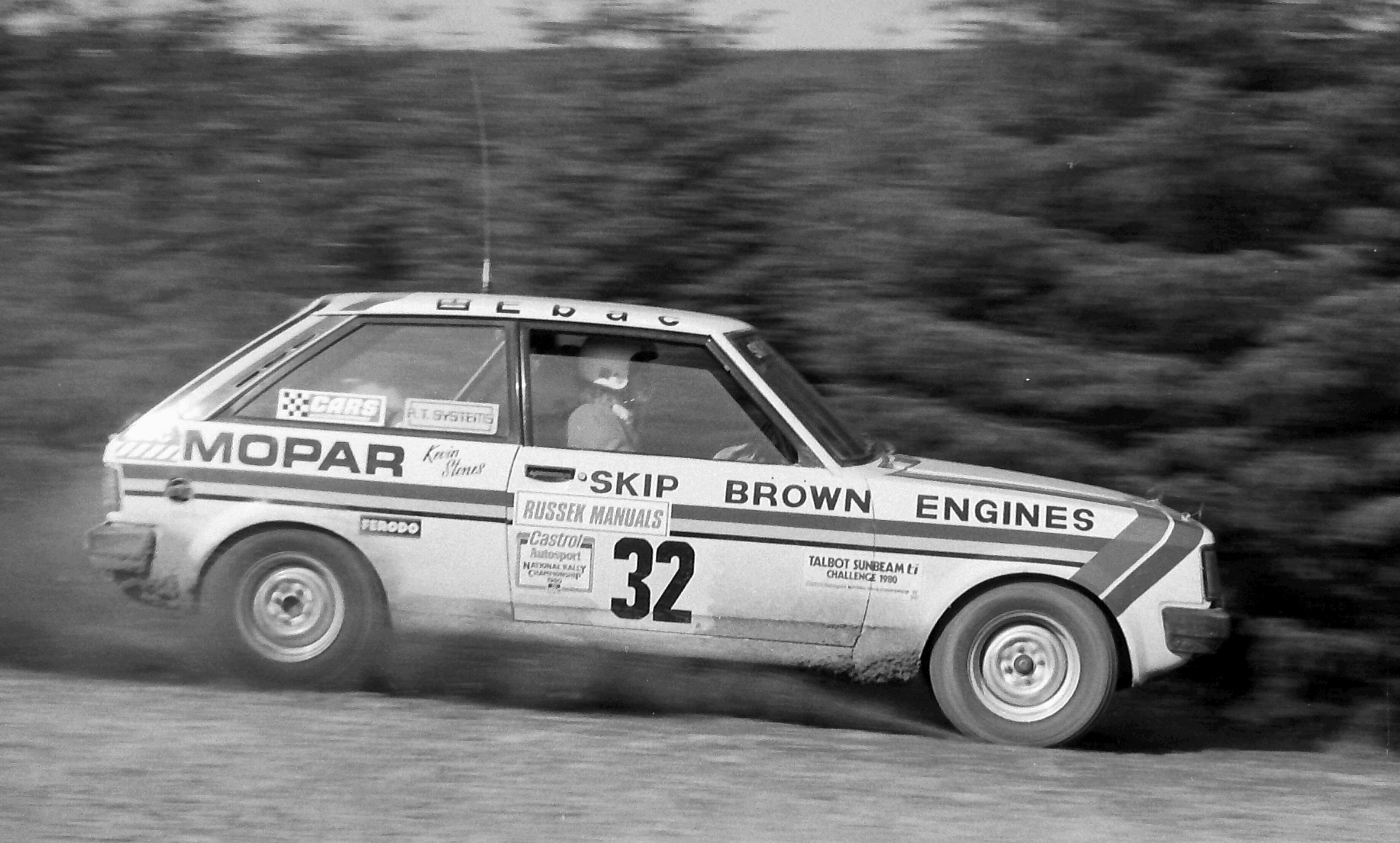 Kevin Stones Peter Russels Rally 1980