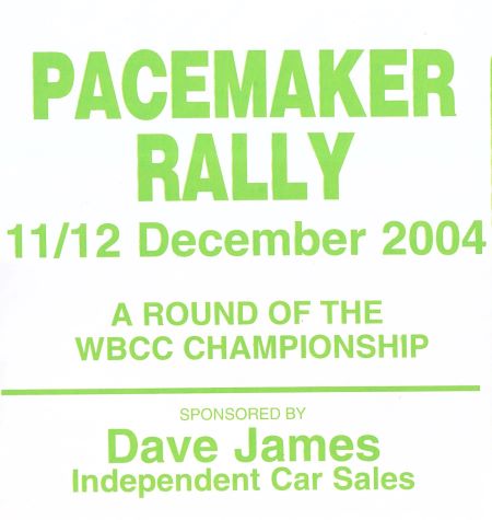 Pacemaker Road Rally 2004