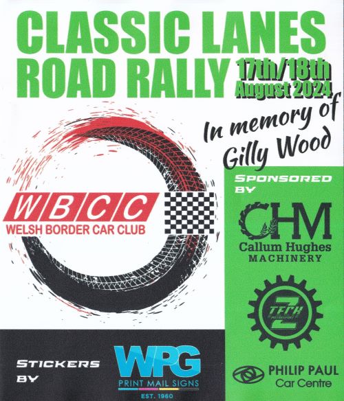 Classic Lanes Road Rally 2024