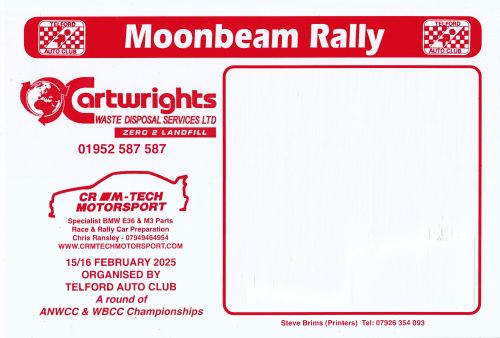 Moonbeam Road Rally 2025