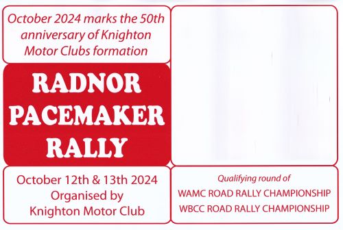 Radnor Pacemaker Road Rally 2024