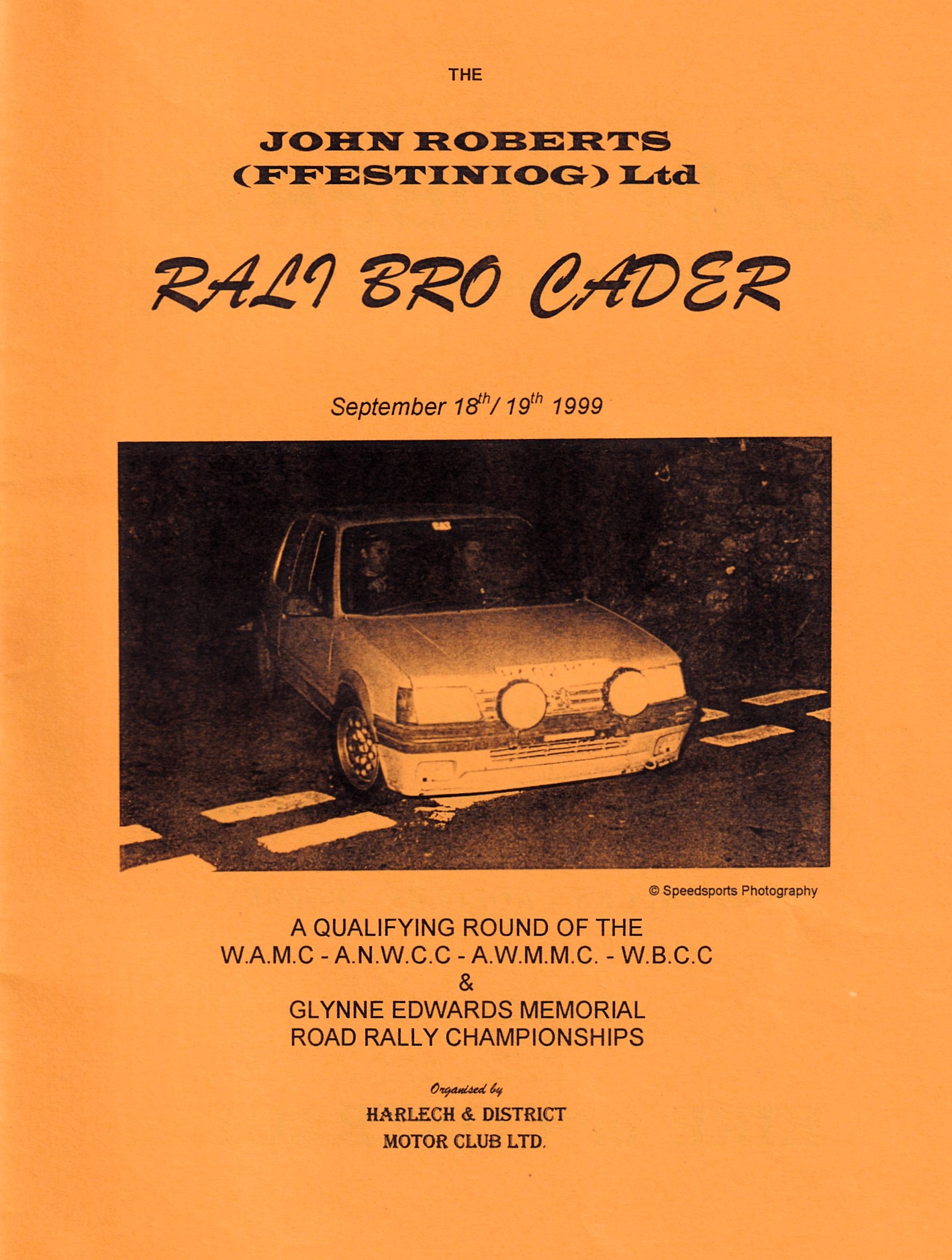 Rali Bro Cader 1999