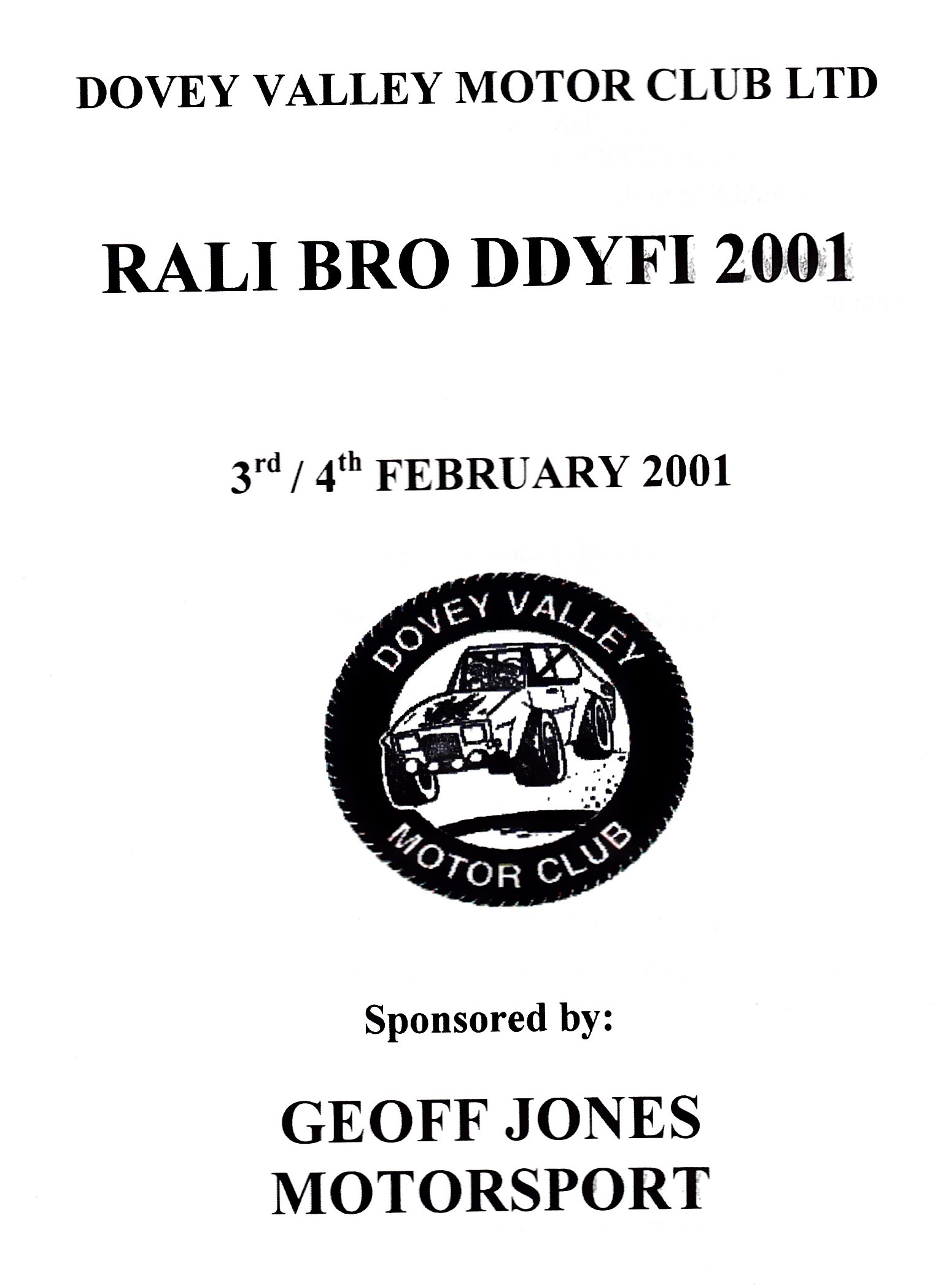 Rali Bro Ddyfi 2001