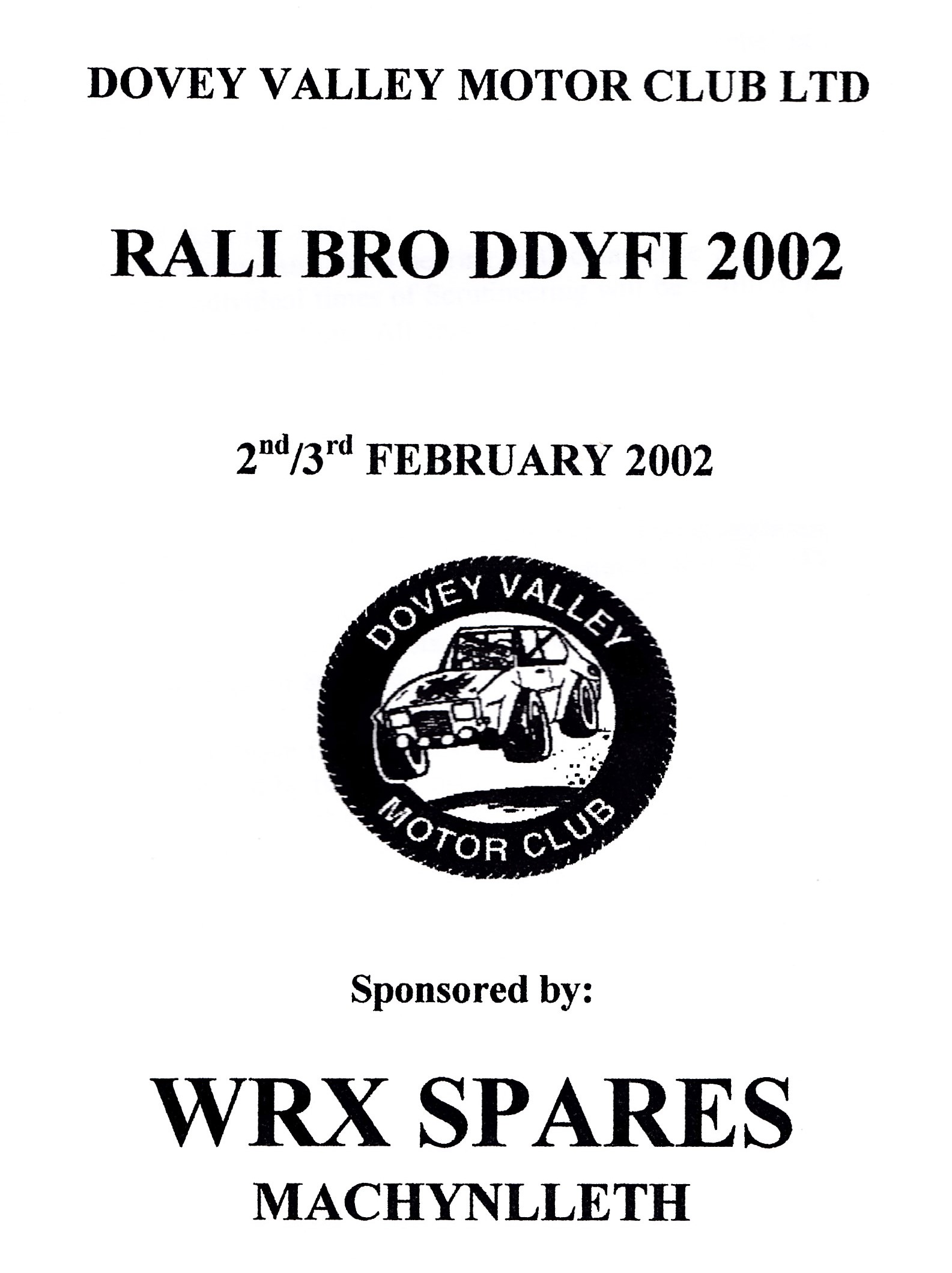 Rali Bro Ddyfi 2002