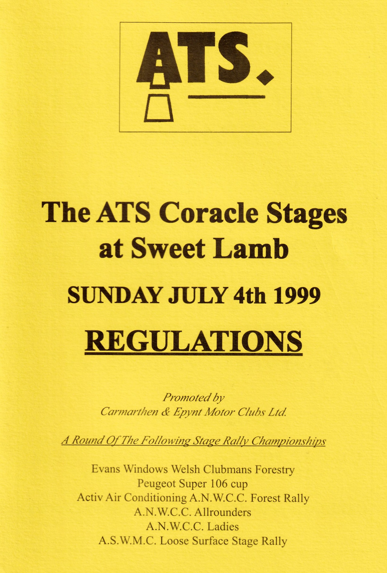 ATS Coracle Stages 1999