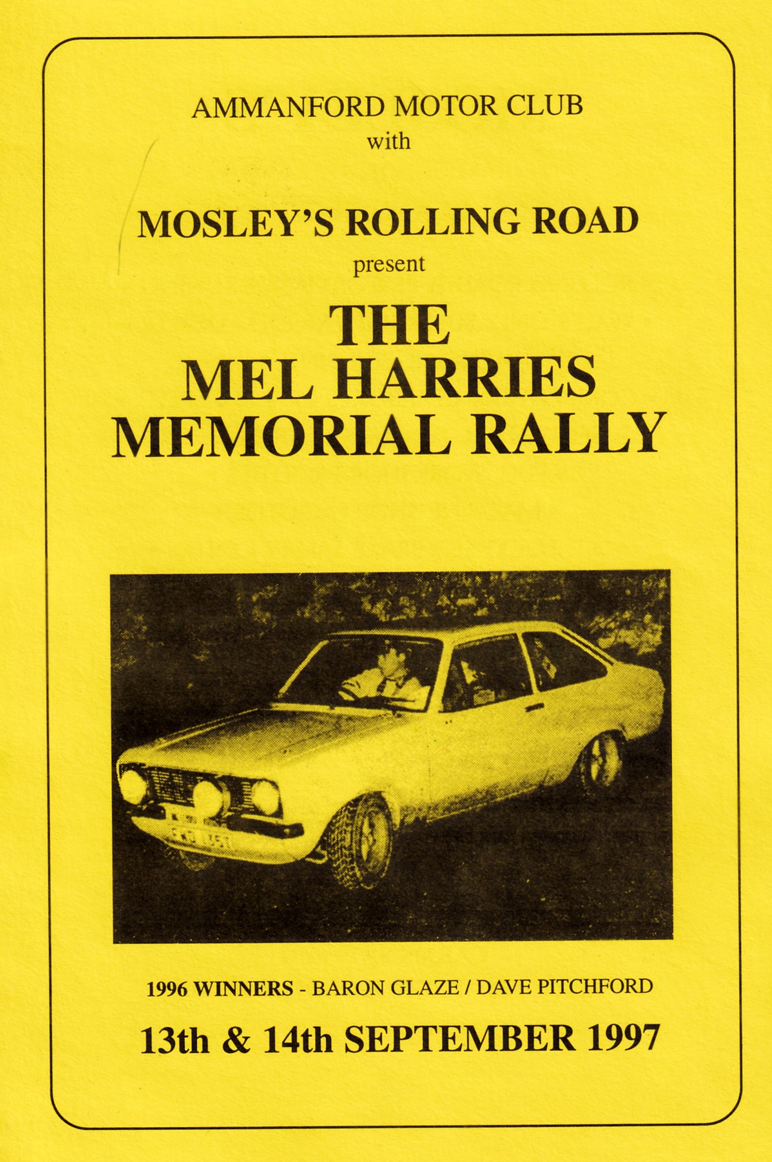 Mel Harries Memorial Rally 1997