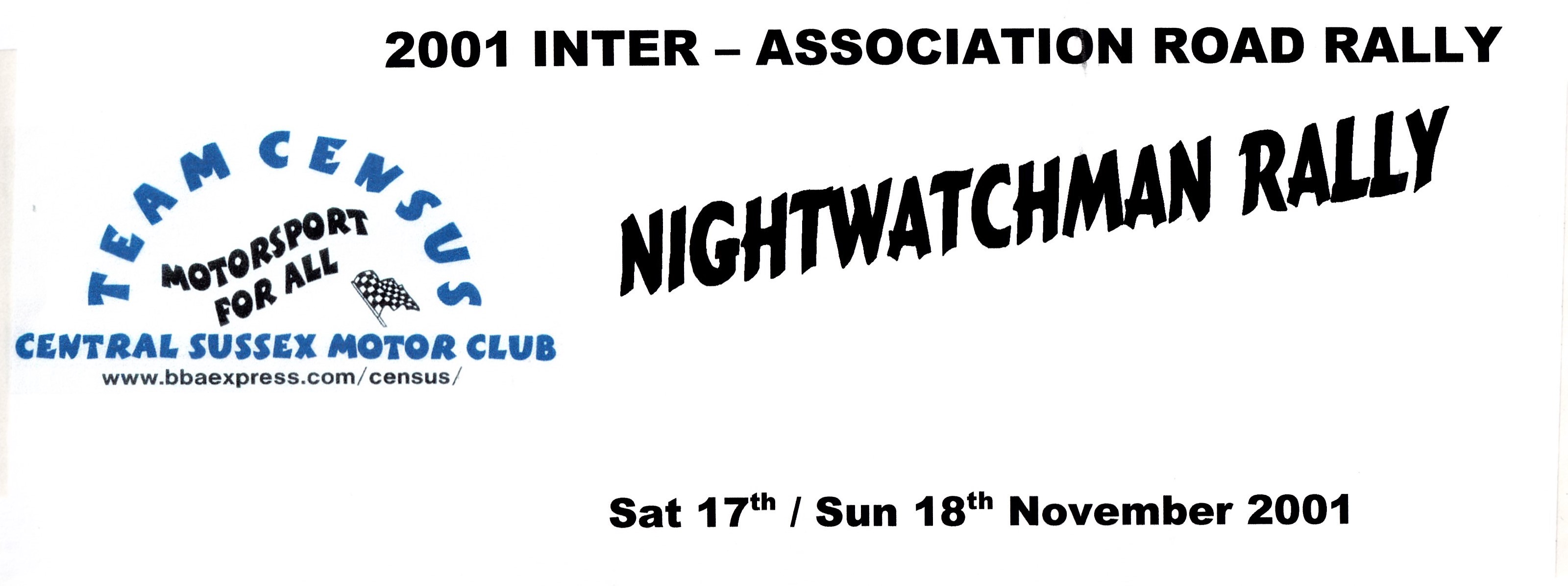 Nightwatchman Rally 2001
