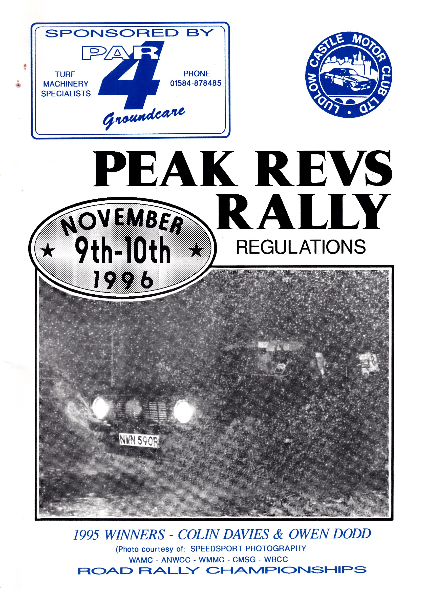 Peak Revs Rally 1996