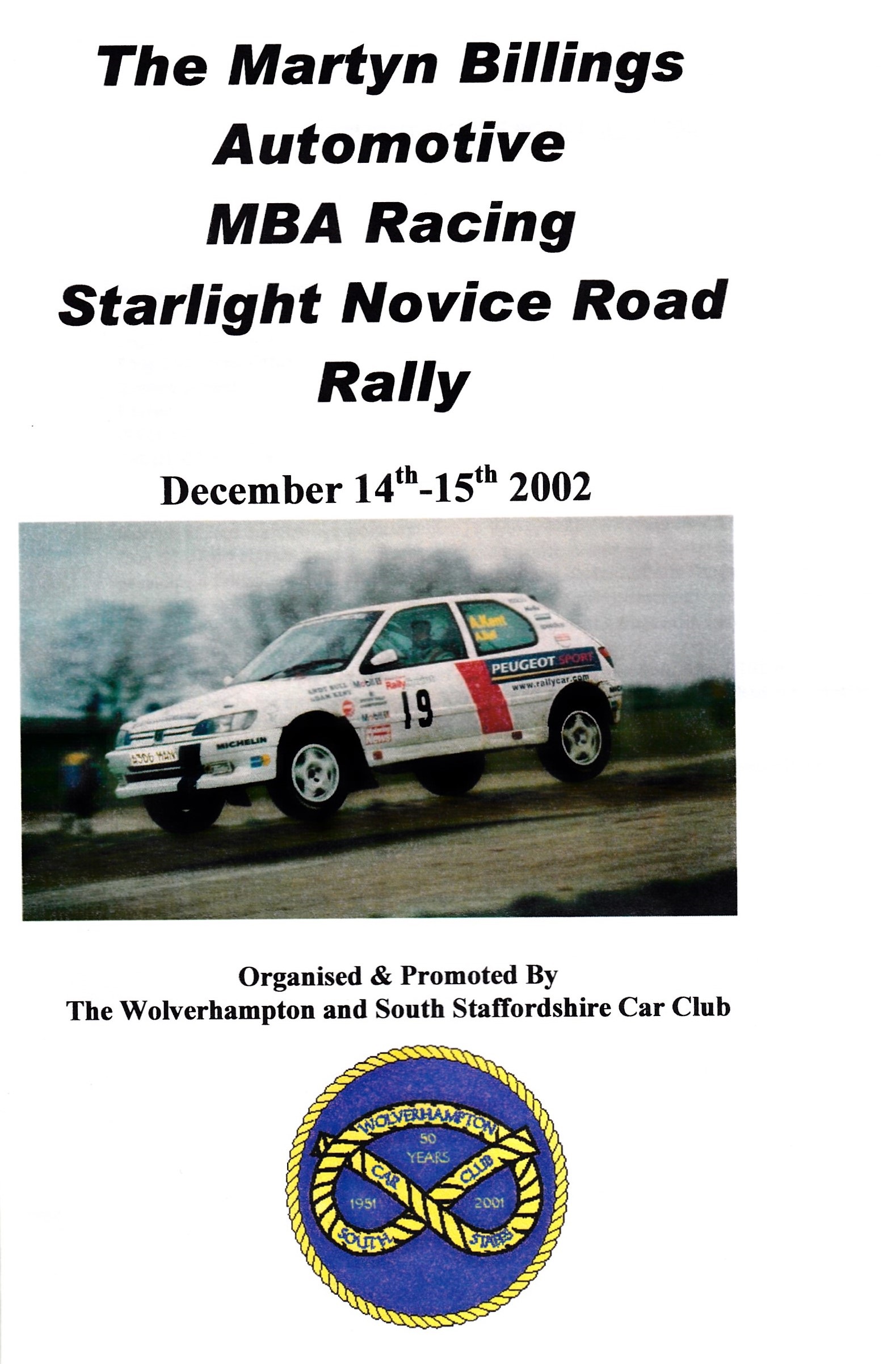 Starlight Novice Rally 2002