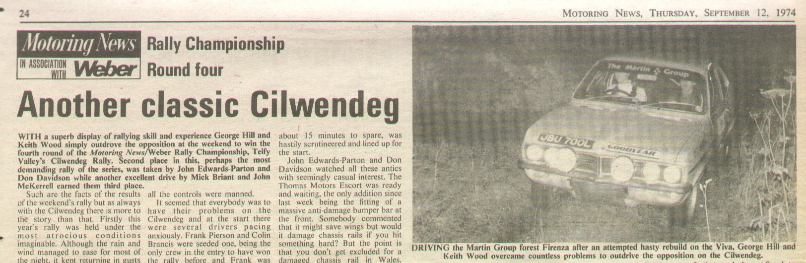 Cilwendeg 1974